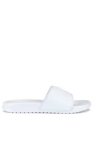 Benassi JDI Slide in White | Revolve Clothing (Global)