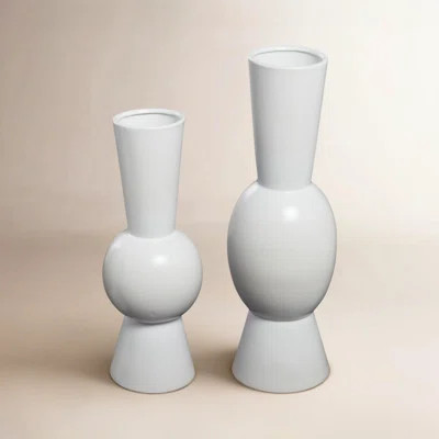 Mable 2 Piece Ceramic Table Vase Set | Wayfair North America