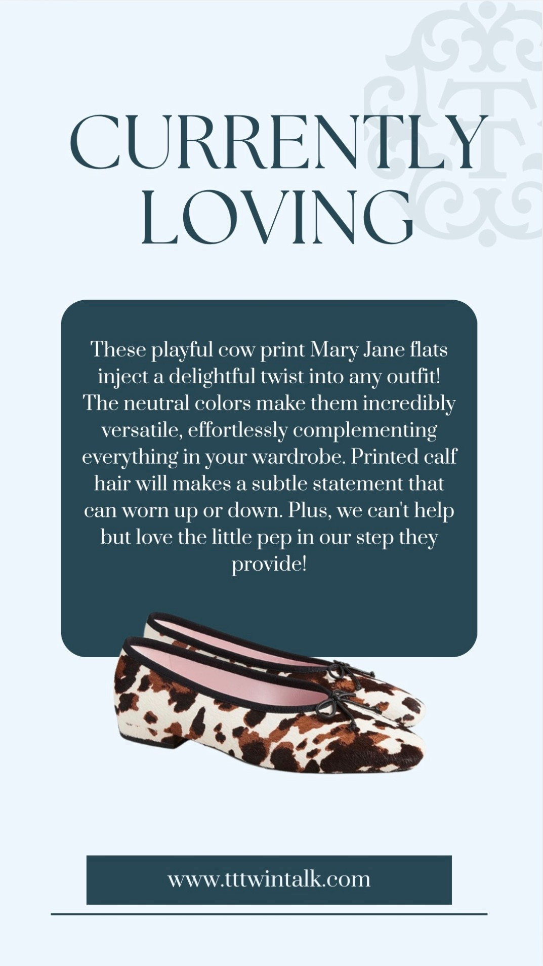 Loving this ballerina flat in this fun calf hair print! s

#LTKMidsize #LTKOver40