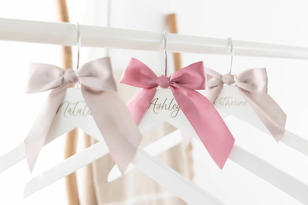 Bridesmaid Dress Hanger, Personalized Wedding Hangers, Bridal Hanger Personalized, Wedding Hanger... | Etsy (US)