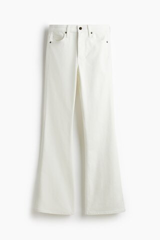 H & M - Flared High Jeans - White | H&M (US + CA)