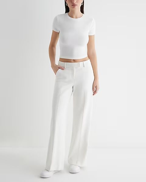 Mid Rise Relaxed Trouser Pant | Express