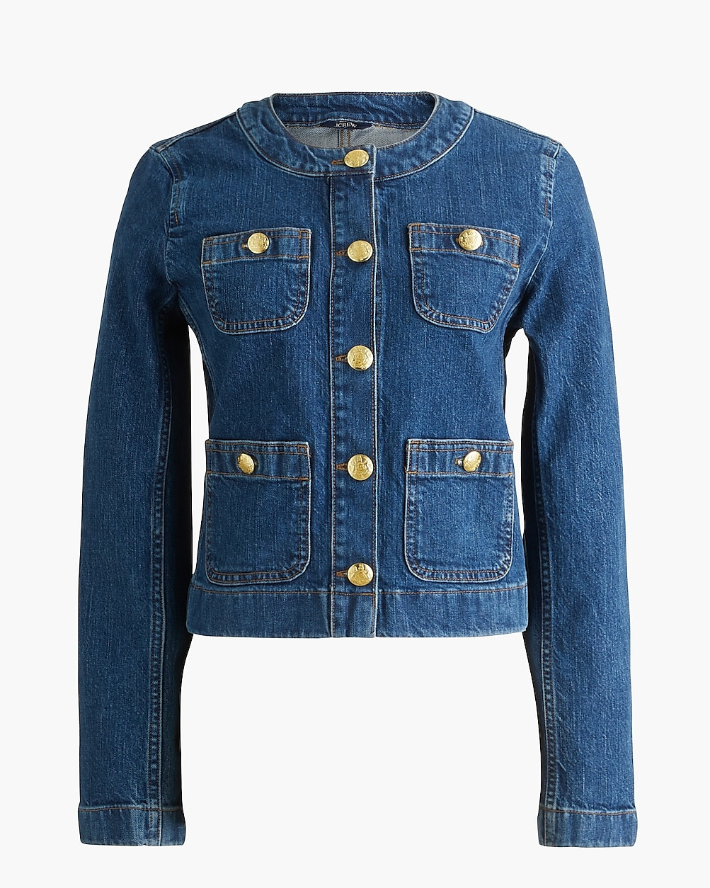 Denim patch-pocket lady jacket | J.Crew Factory