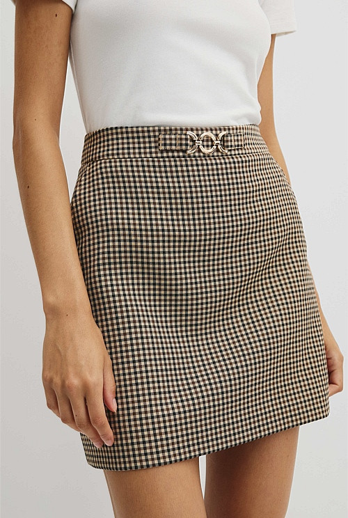 Wool Mini Skirt | Country Road
