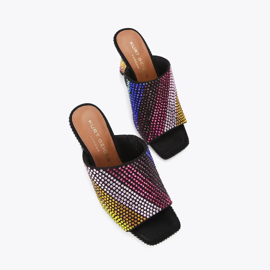 mayfair high mule heel | Kurt Geiger US