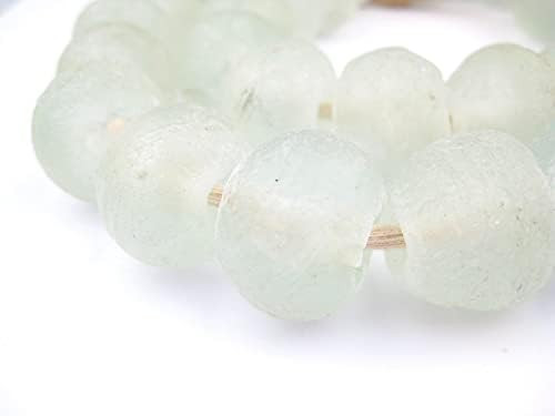 Jumbo Recycled Glass Beads - Beaded Wall Hangings - Extra Large African Sea Glass Beads 21-25mm -... | Amazon (US)