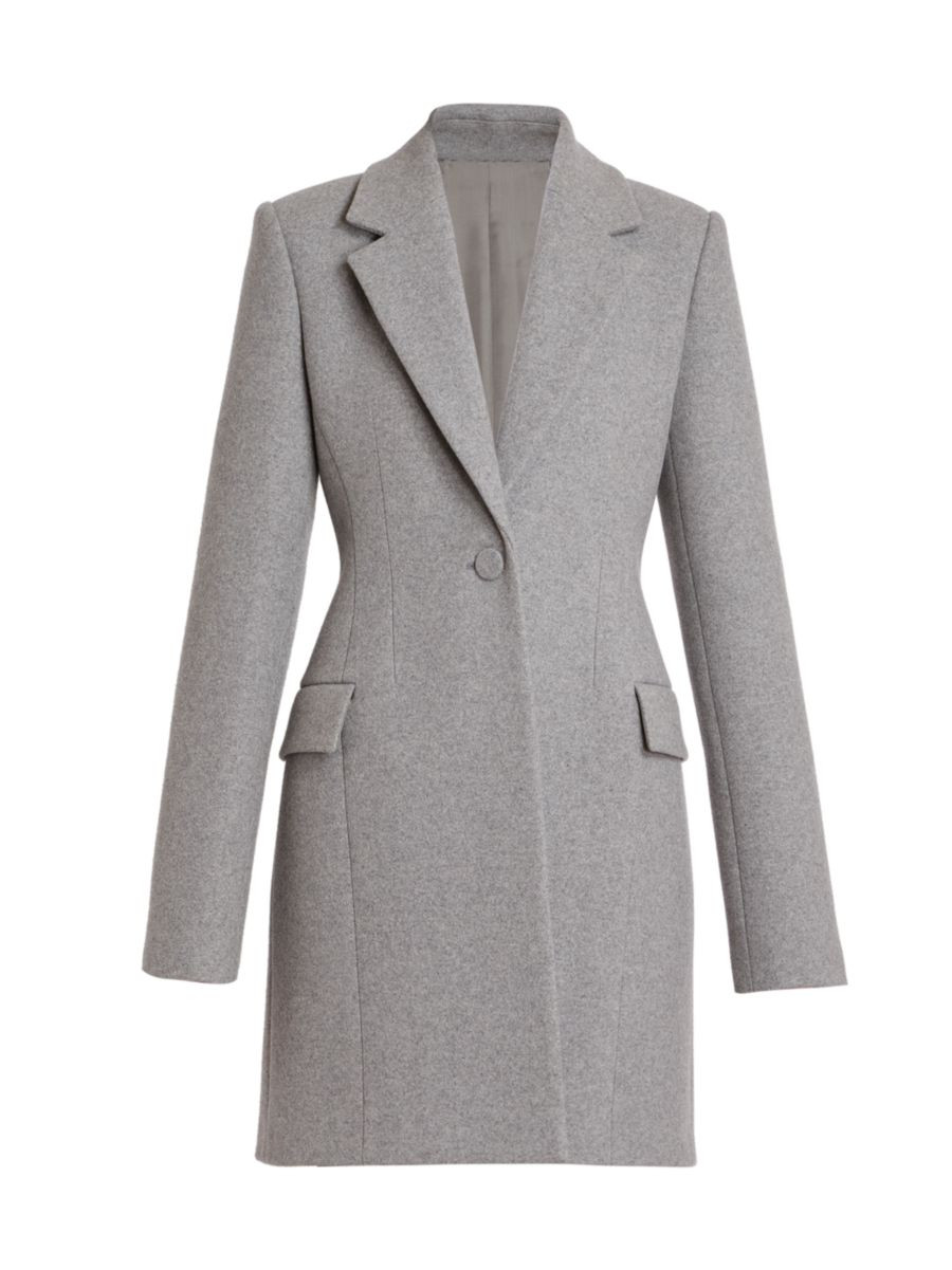 Single-Breasted Wool Coat | Saks Fifth Avenue