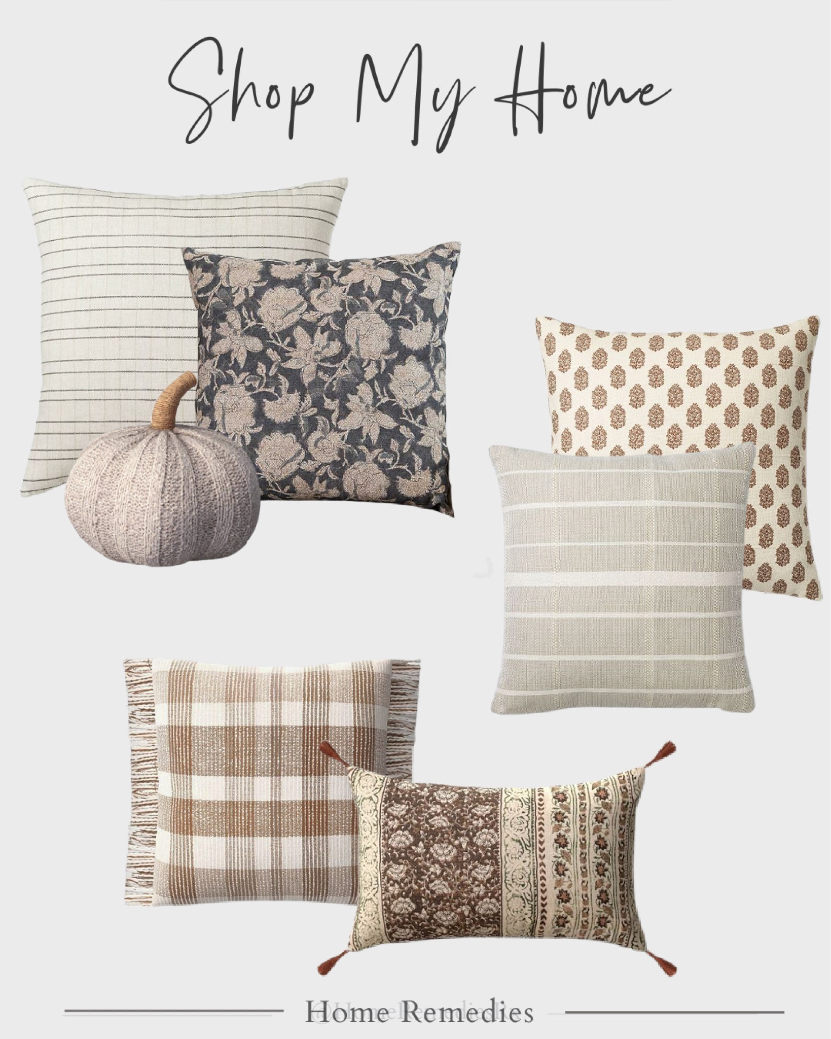 Affordable fall pillow combos used in my home. Target, Threshold, Studio McGee, throw pillow, home decor, knit, Bouchle, plaid, checked, grid, floral, modern farmhouse, cottage, fall decor, pumpkin pillow

#LTKSeasonal #LTKstyletip #LTKhome