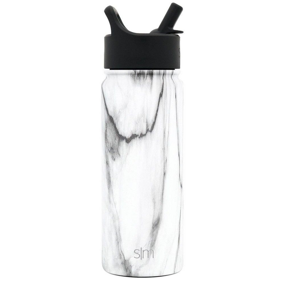 Simple Modern 18oz Summit Water Bottle Carrara Marble | Target