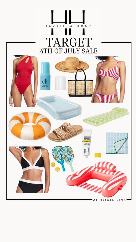 Target 4th of July sale,  sunscreen, beach, target on sale, 4th of July, swimsuits, pool float, swimwear, summer essentials, beach bag, beach hats, sunscreen on sale, elf makeup, 4th of July on sale, sandals, target on sale. Follow @havrillahome on Instagram and Pinterest for more home decor inspiration, diy and affordable finds Holiday, christmas decor, home decor, living room, Candles, wreath, faux wreath, walmart, Target new arrivals, winter decor, spring decor, fall finds, studio mcgee x target, hearth and hand, magnolia, holiday decor, dining room decor, living room decor, affordable, affordable home decor, amazon, target, weekend deals, sale, on sale, pottery barn, kirklands, faux florals, rugs, furniture, couches, nightstands, end tables, lamps, art, wall art, etsy, pillows, blankets, bedding, throw pillows, look for less, floor mirror, kids decor, kids rooms, nursery decor, bar stools, counter stools, vase, pottery, budget, budget friendly, coffee table, dining chairs, cane, rattan, wood, white wash, amazon home, arch, bass hardware, vintage, new arrivals, back in stock, washable rug

#LTKSaleAlert #LTKSummerSales #LTKSeasonal