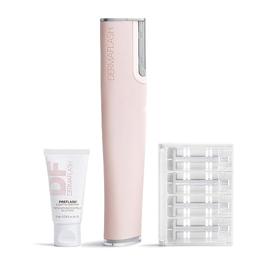 DERMAFLASH LUXE+ Sonic Dermaplaning Tool for Face Peach Fuzz Removal, Anti-Aging and Exfoliation | Amazon (US)