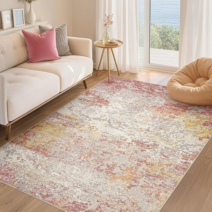 Area Rug 5x7 Modern Abstract for Living Room Bedroom Dining Room Home Office | Amazon (CA)