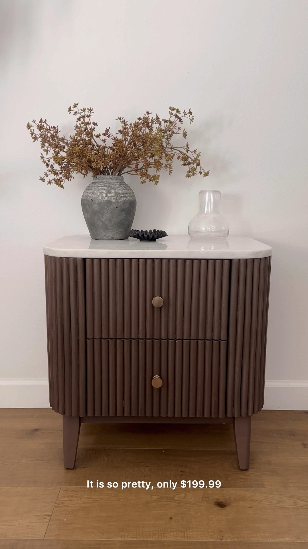 Shop this gorgeous nightstand now!! It looks high end and really great quality for the price! The marble top is stunning and it was packaged so well! 

#LTKsalealert #LTKhome #LTKstyletip