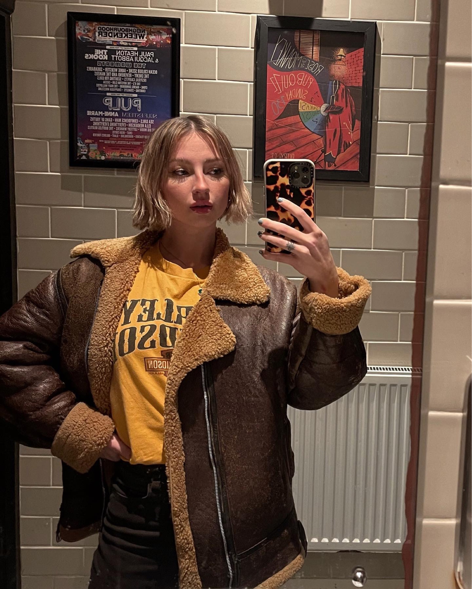 Shearling jacket/aviator jacket/vintage/Harley Davidson/autumn outfit 

#LTKeurope #LTKstyletip #LTKSeasonal