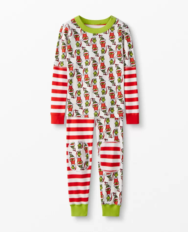 Dr. Seuss Grinch Long John Pajama Set | Hanna Andersson