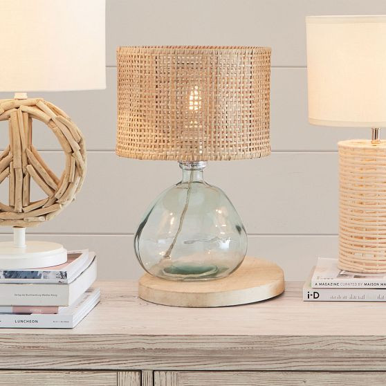 Woven Table Lamp | Pottery Barn Teen