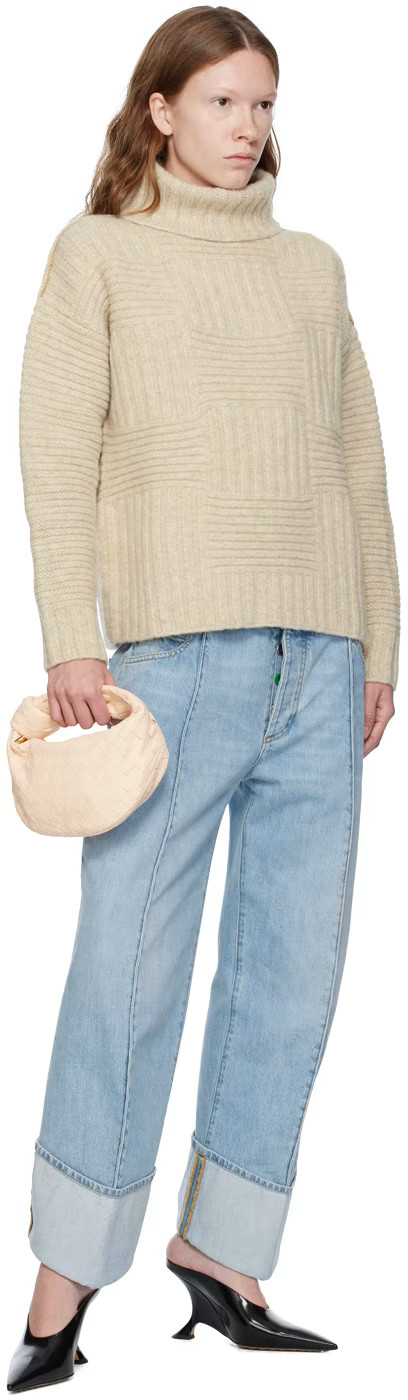 Bottega Veneta - Pink Mini Jodie Bag | SSENSE