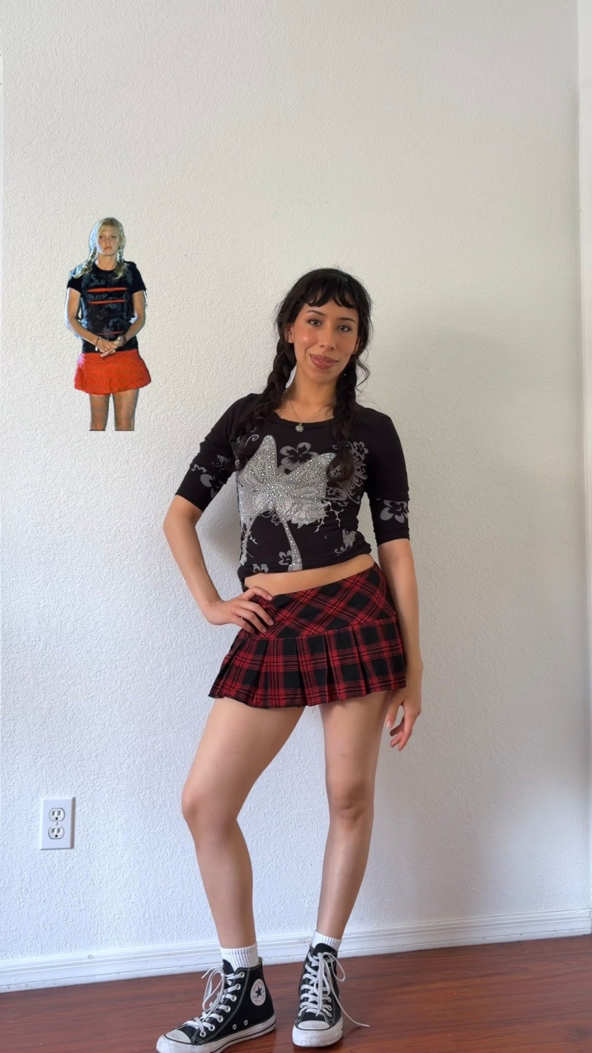 Rikki Chadwick h2o outfits: shirt is “Ellie Rose boutique”  a small Latina owned business and it’s cotton!! I have it linked in my showcase I definitely recommended checking them out!!