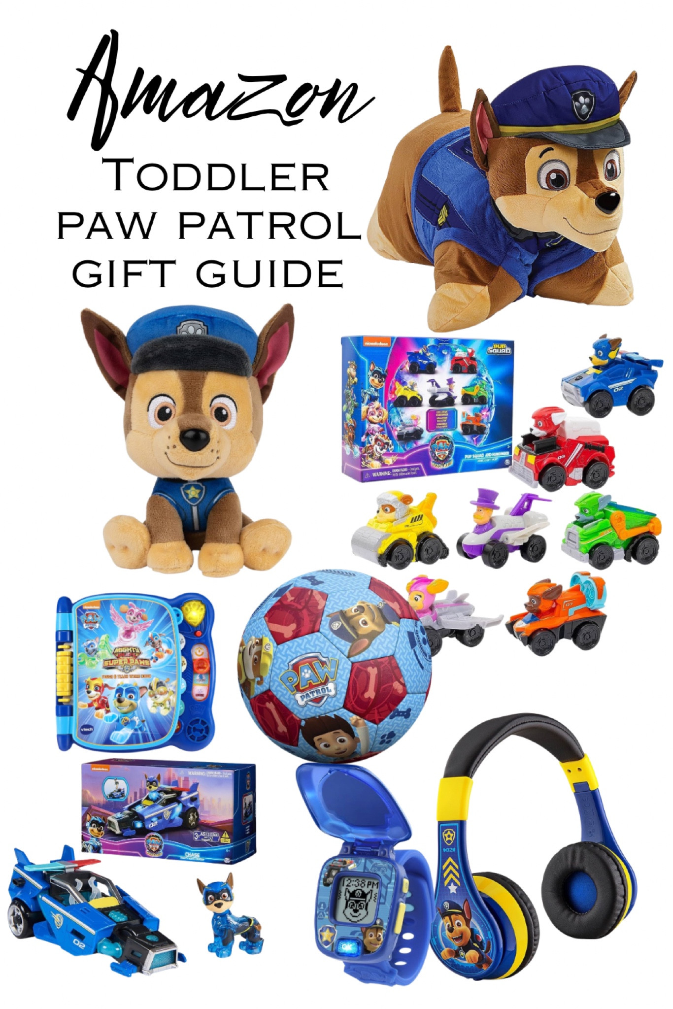 Amazon toddler paw patrol gift guide, toddler gifts, Christmas gifts, paw patrol chase, Amazon 

#LTKGiftGuide #LTKHoliday #LTKkids