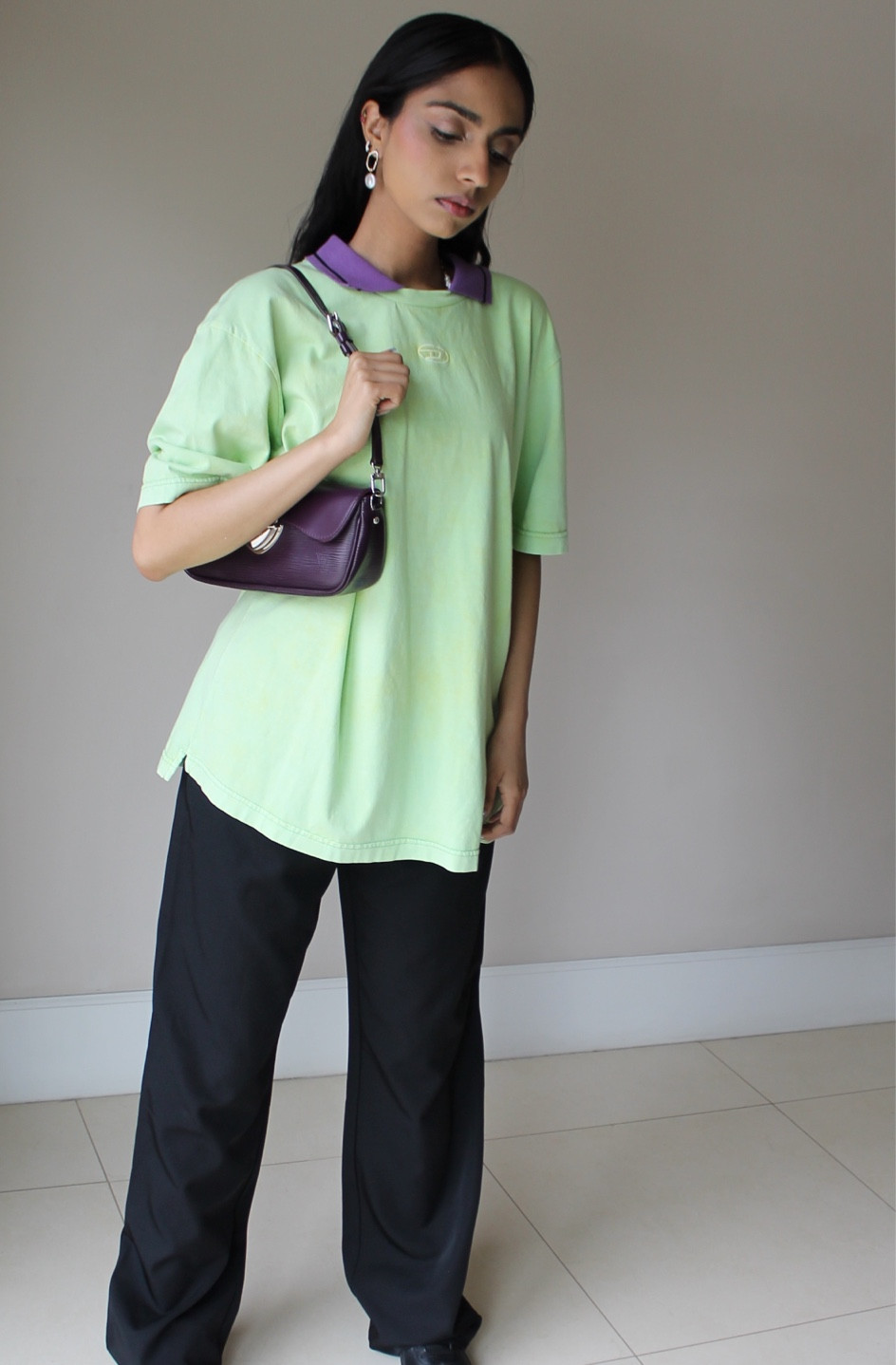 Lazy weekend look for Spring, pastel outfit, pastel shirt, oversized shirt 

#LTKunder100 #LTKstyletip #LTKSeasonal