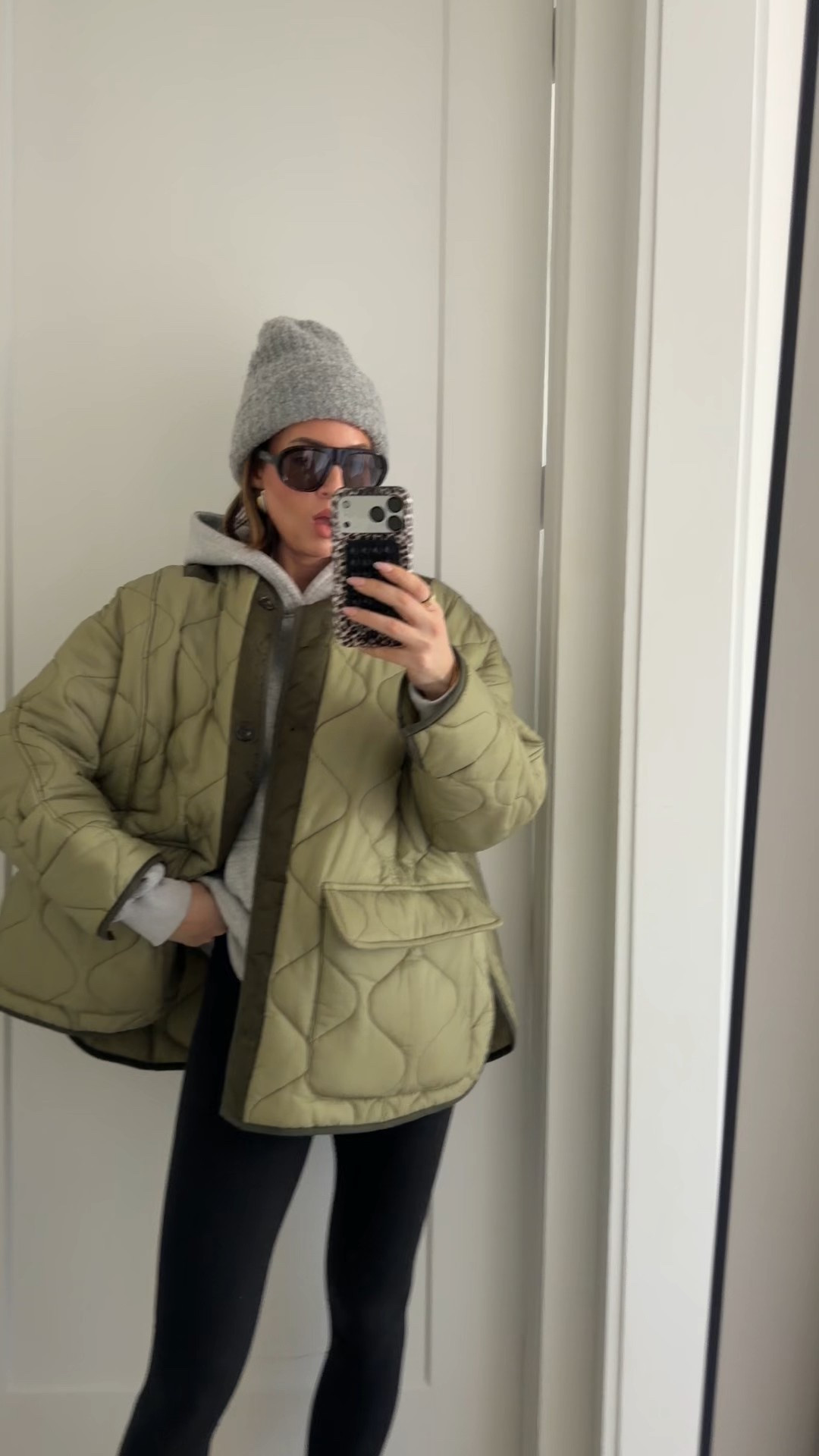 Wearing a medium in the Amazon sweatshirt and a small in the leggings. Earrings are heaven mayhem inspired, but they’re actually Amazon.

#LTKdayinmylife #LTKmomlife #LTKootd