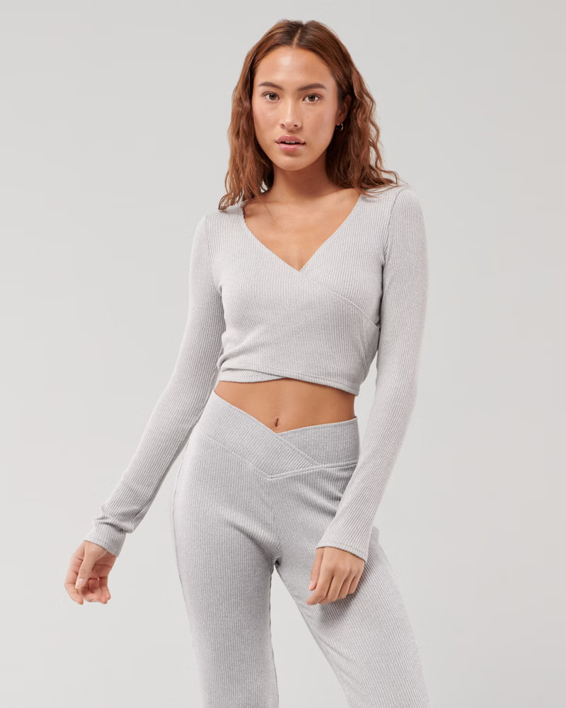 Gilly Hicks Long Sleeve Wrap Top | Hollister (US)