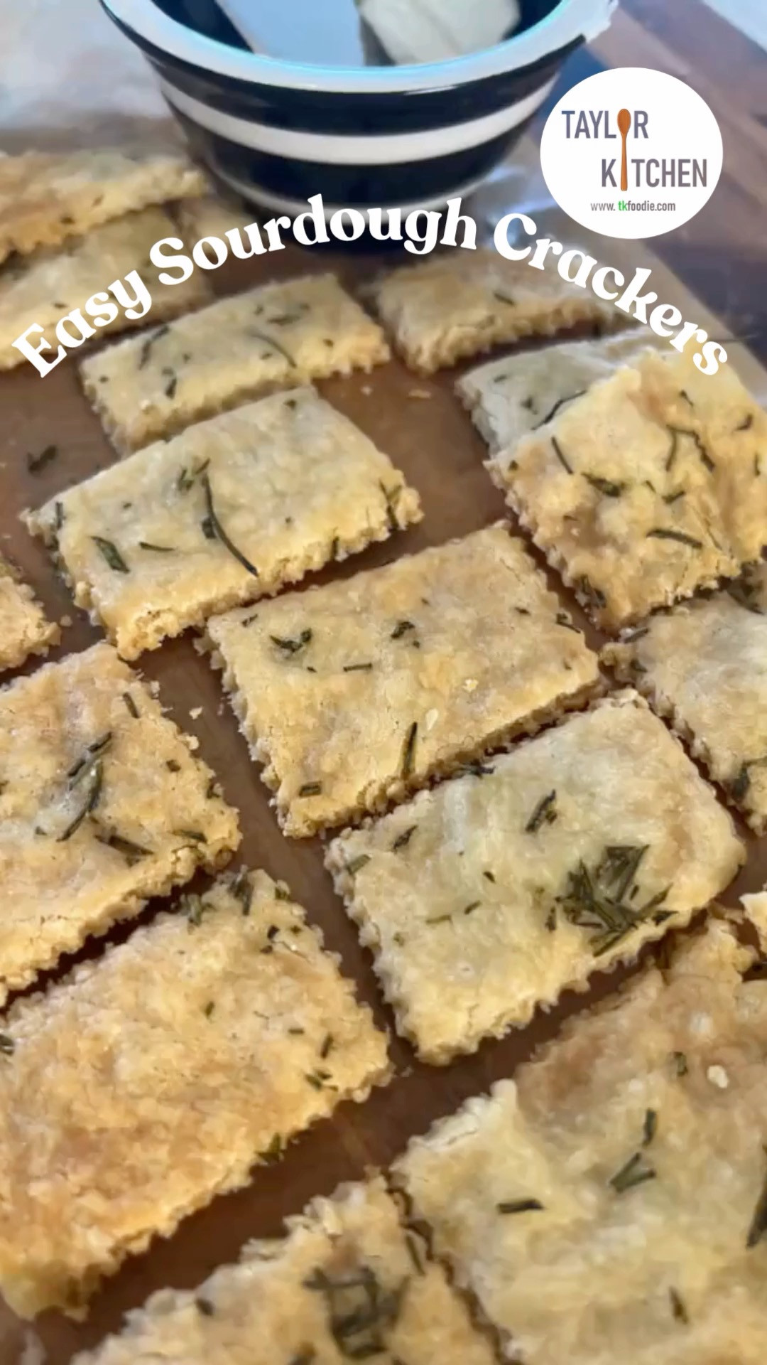 Want to impress yourself & your family & friends?  💕 Make some of the easiest homemade crackers.  All you need is some sourdough starter/discard and melted butter.  Add your seasonings of choice and that's it.  It really couldn't be simpler.

Check out the easy recipe on TKFoodie.com - https://www.taylorkitchen.net/recipes/sourdough-discard-crackers

All the sourdough & cracker making things are here on my LTK. 🥰 

 #LTKfoodie #LTKHome