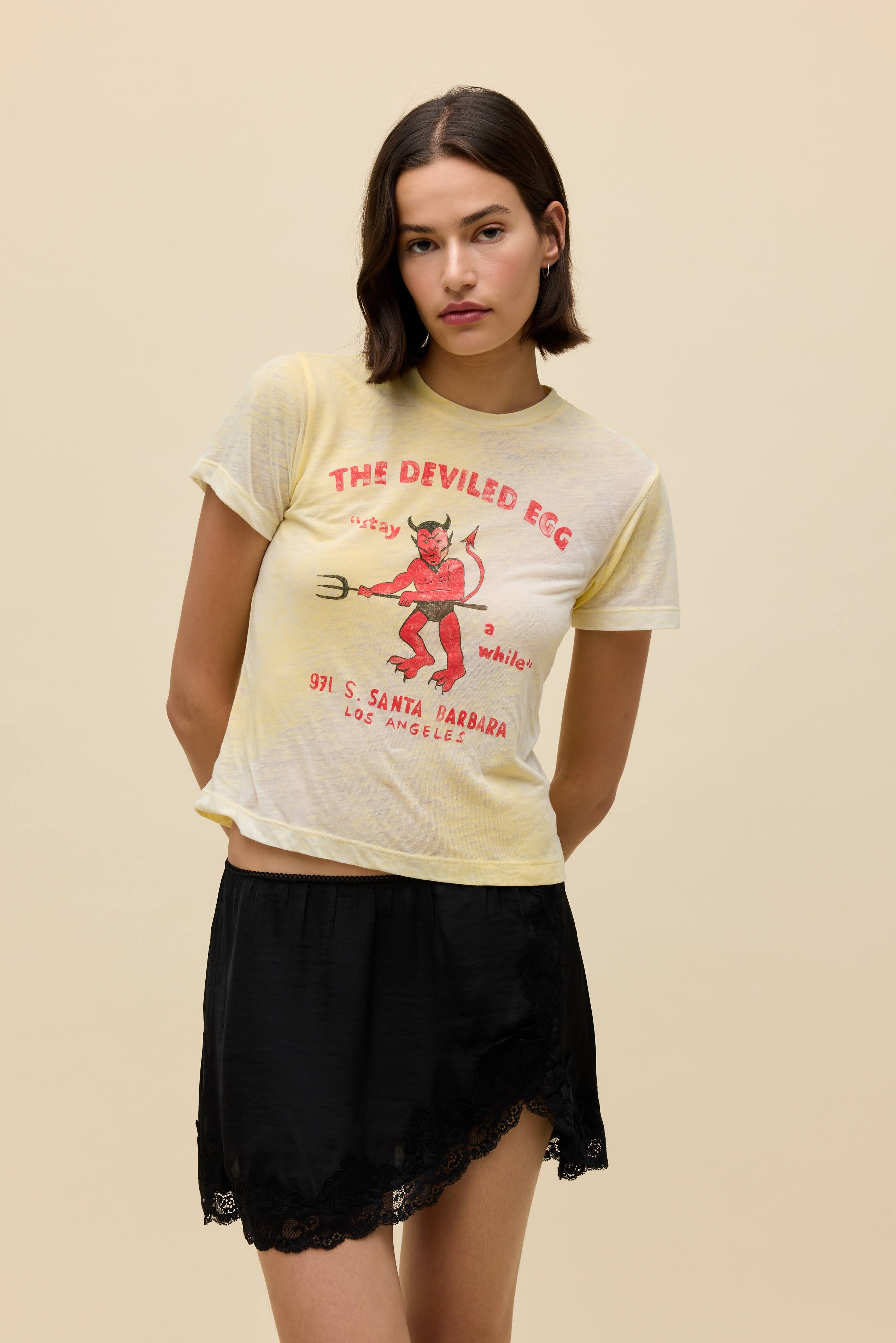 The Deviled Egg Burnout Vintage Tee | Daydreamer