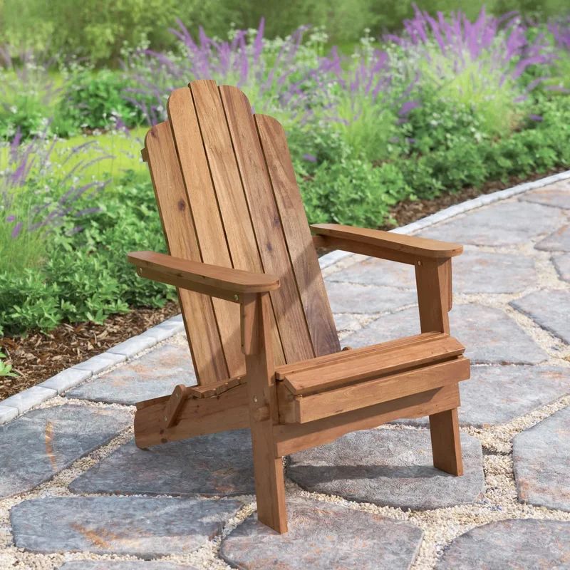Blackwell Acacia Foldable Outdoor Adirondack Chair | Wayfair North America