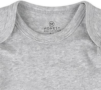 HonestBaby baby-boys 5-pack Short Sleeve Bodysuits One-piece 100% Organic Cotton for Infant Baby ... | Amazon (US)
