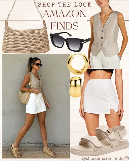 Pinterest Inspired Look!
Vest top, white skirt, and accessories all from Amazon! Perfect for travel, date night, or brunch with the girls!

#LTKShoeCrush #LTKTravel #LTKStyleTip