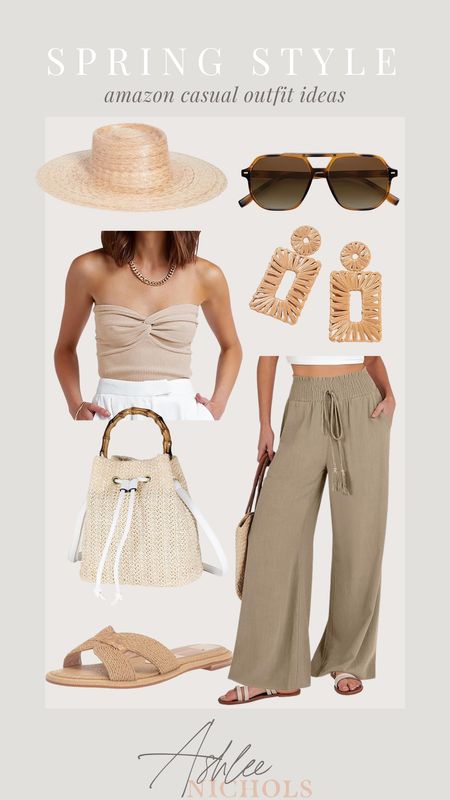 Amazon casual outfit! Loving this outfit for the spring!

 casual outfit, amazon fashion, fashion, style, beach outfit, tote bag, amazon casual outfit 

#LTKfindsunder100 #LTKSeasonal #LTKstyletip