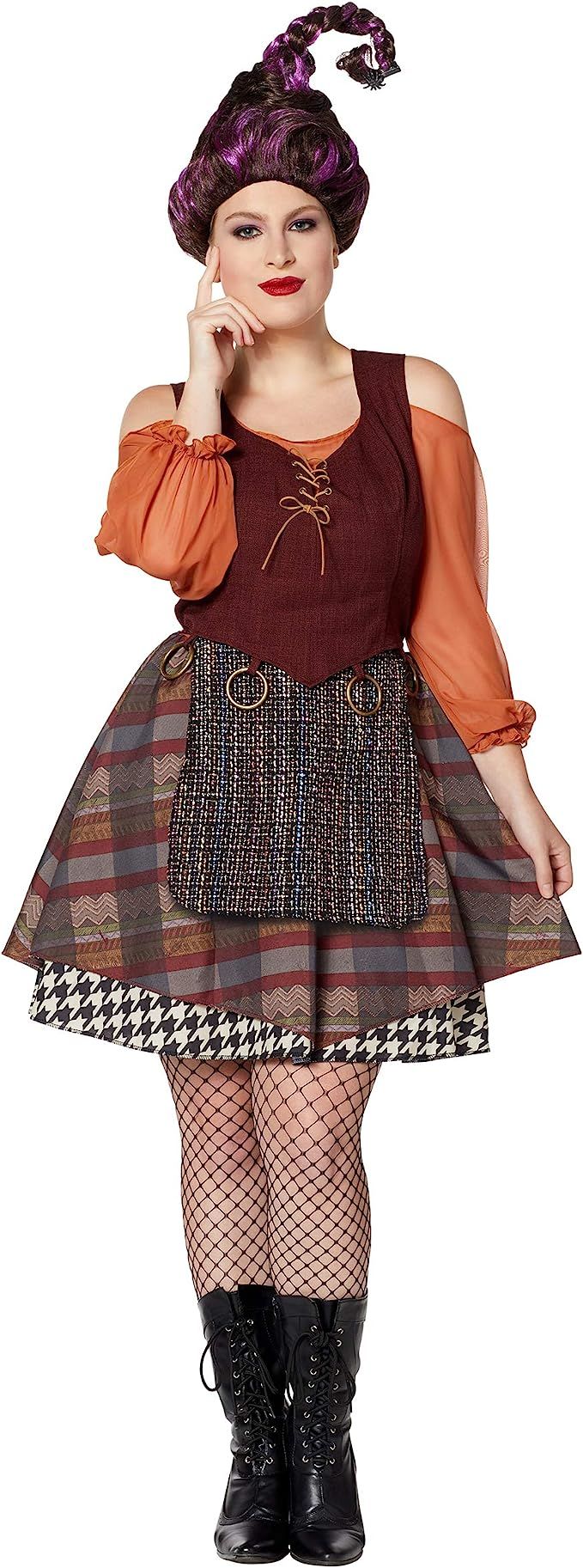 Spirit Halloween Adult Mary Sanderson Hocus Pocus Dress | Officially Licensed | Amazon (US)