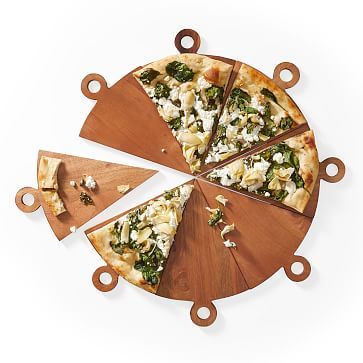 Wood Pizza Party Appetizer Serving Board | Mark and Graham