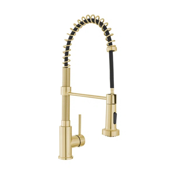 Nouvet Pull Down Single Handle Kitchen Faucet | Wayfair North America