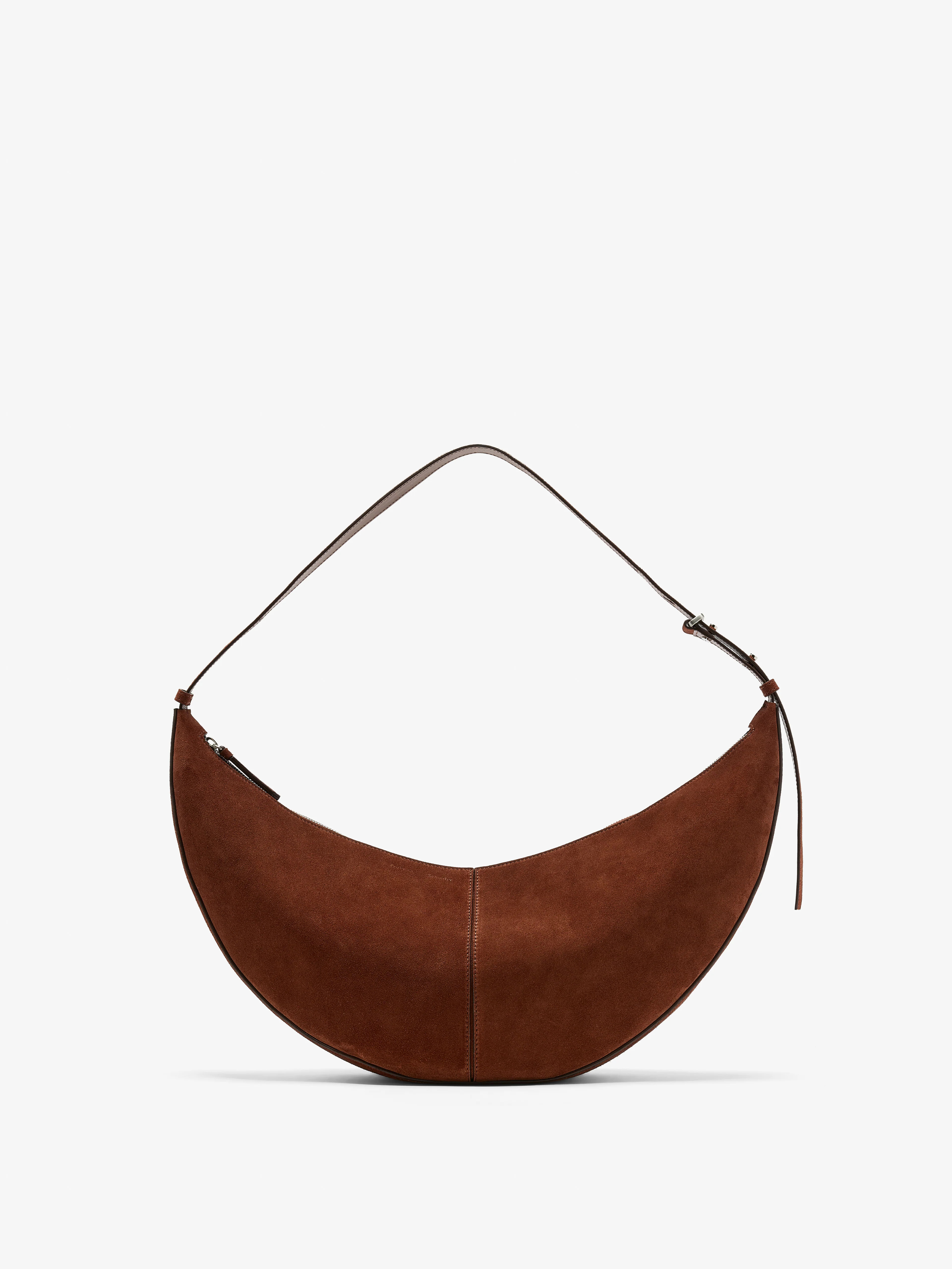 Proenza Schouler Hobo Slide Bag in Soft Suede - Rust | Proenza Schouler Official Site | Proenza Schouler LLC