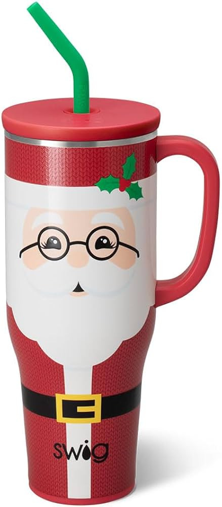 Swig Life 40oz Mega Mug, 40oz Tumbler with Handle and Straw, Extra Large Insulated Tumblers, Cup ... | Amazon (US)