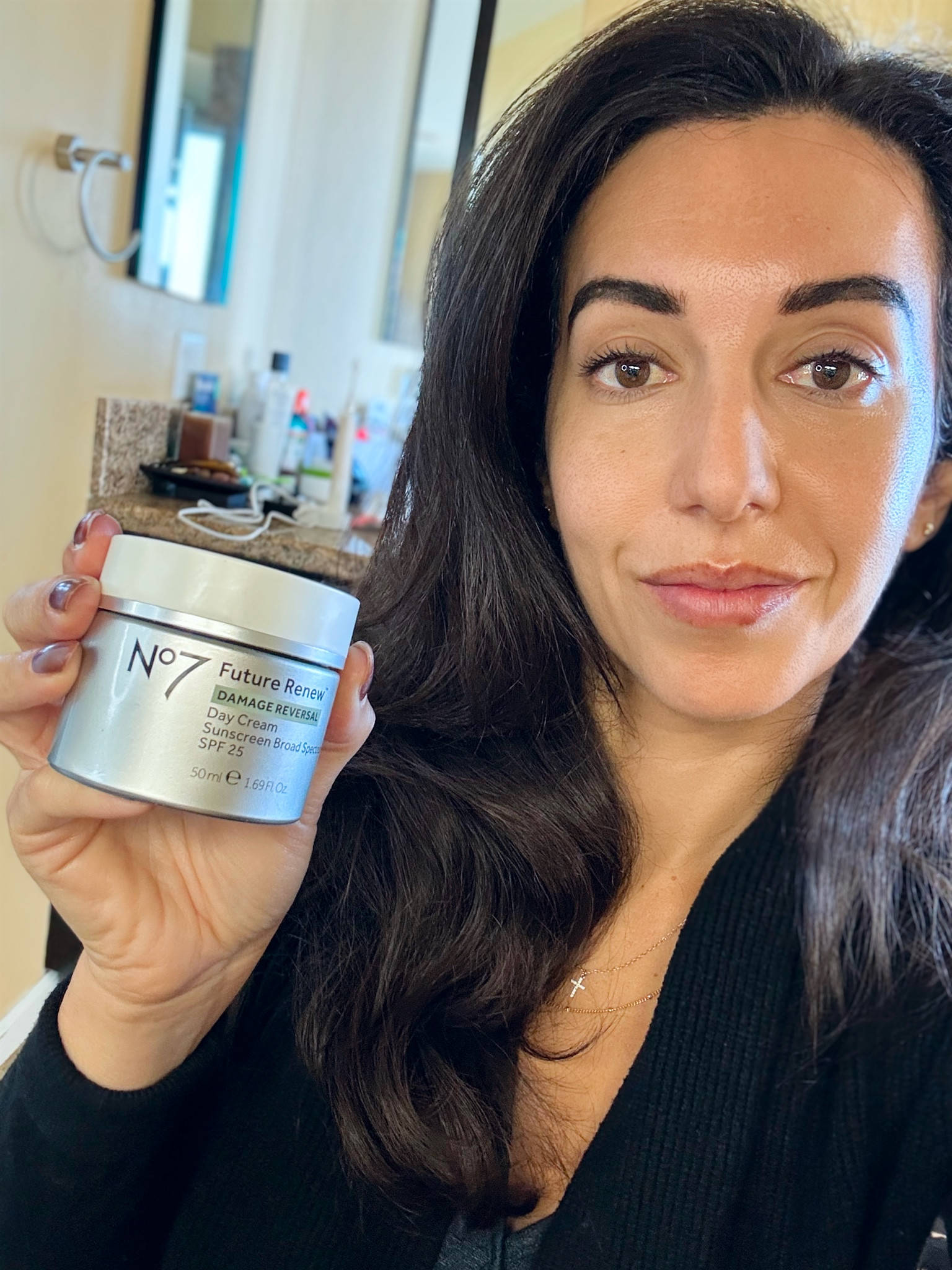 My absolutely favorite skincare line is No7 skincare. Honestly, I see such a difference in my skin with all of their products. I use their damage reversal day cream under my makeup and it hydrates my  skin and makes my foundation look great. Highly recommend!  

#LTKBeauty