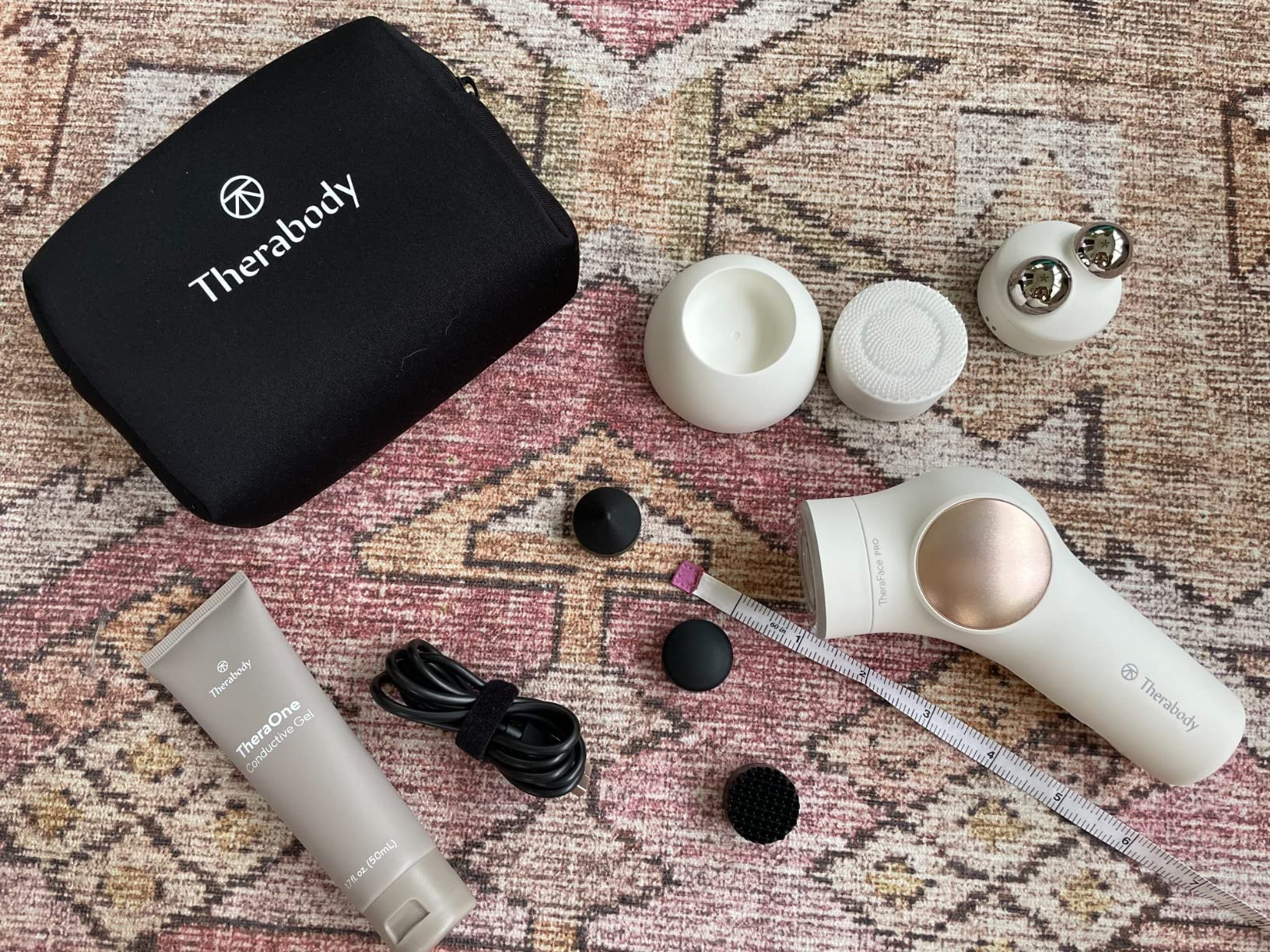 TheraFace PRO Microcurrent Facial Device - 8-in-1 Compact Face Massager, Facial Kit & Face Sculpt... | Amazon (US)