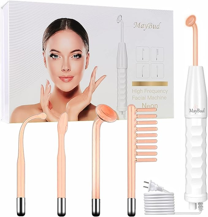 Portable Handheld High Frequency Skin Machine Beauty Instrument with Glass Packaging Case | Amazon (CA)