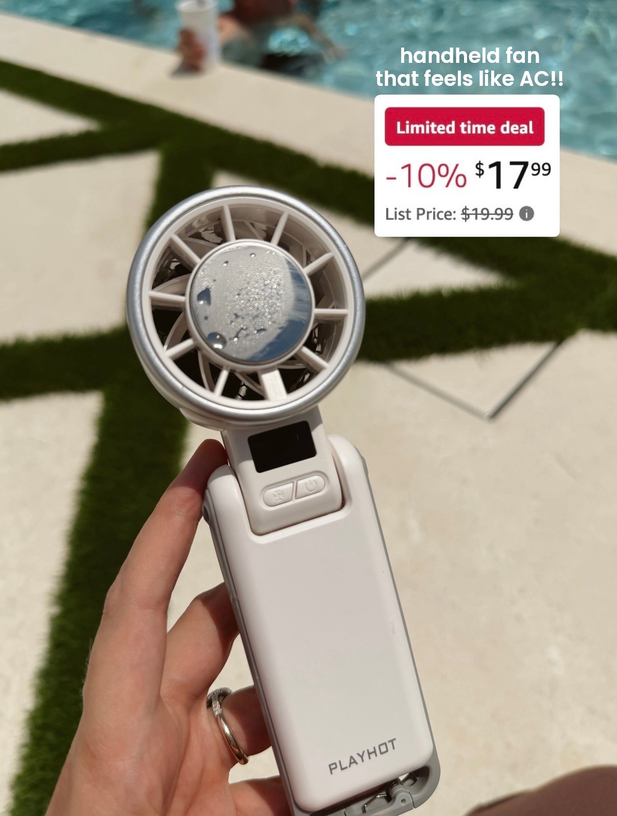 This handheld fan on Amazon is a must during the summer months!

5 speed & instant cooling button that feels like AC!

#summer #travel #minifan #handheldfan #amazon #summergadgets #salealert

#LTKSeasonal #LTKSaleAlert