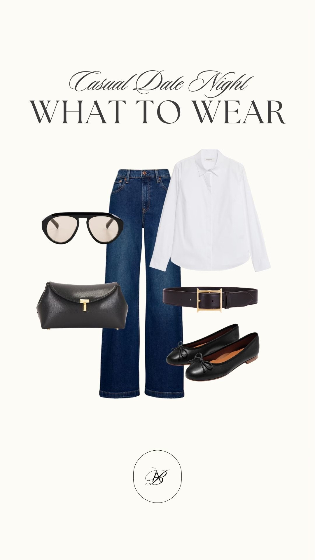 Casual Date Night Oufit Inspiration for Spring 🖤

date night outfit, casual date night, elevated casual look, ballet flats, denim 

#LTKSeasonal #LTKootd #LTKSaleAlert