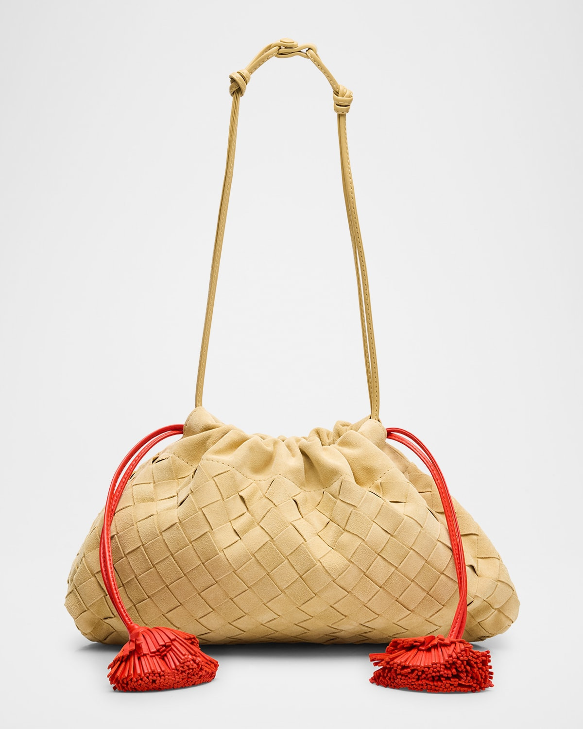 Soiree Dustbag Suede Pouch Bag | Neiman Marcus