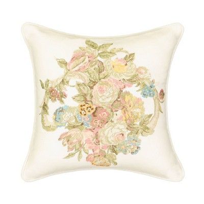 Waverly 16"x16" Spring Bling Throw Pillow Vapor | Target