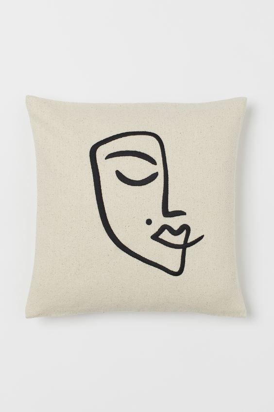 Embroidered cushion cover | H&M (UK, MY, IN, SG, PH, TW, HK)