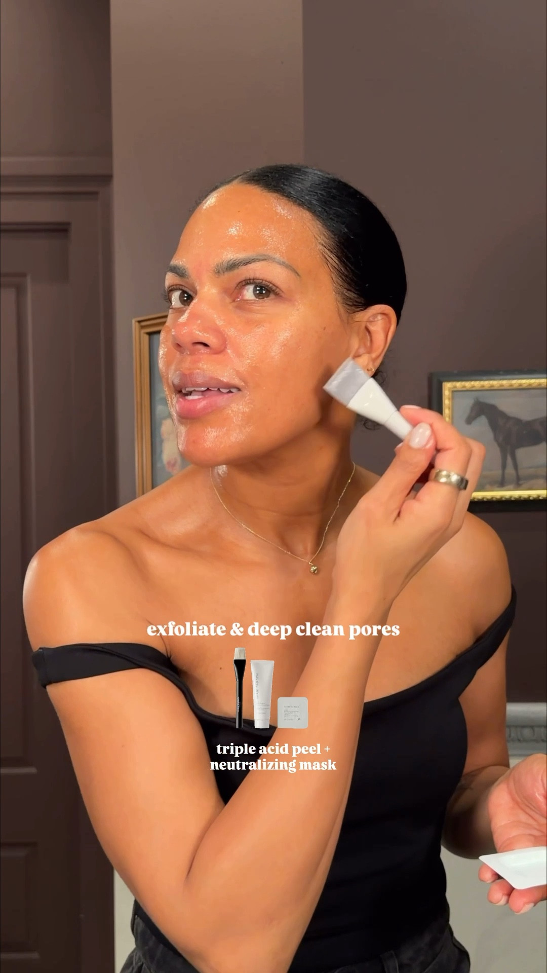 My skin routine for when I need my skin to look really good for an event or pictures! I also ice my skin after the lymphatic drainage- forgot to show that :) Does anyone else feel like after 40, you suddenly don’t know what you might look like when you wake up from day to day? I do t know what I’m gonna wake up to. 😂 This guarantees that even after a night of crying or lack of sleep I will feel good about my skin that day.  
 
Order of usage below:
 
1. Cleanse  
2. Exfoliate + clay mask  
3. Hydrating Toner 1 
4. Hydrating Toner 2  
5. Lymphatic drainage (each move 15x)  
6. Ice roller cryoball 
7. (I use La Mer original moisturizer as my eye cream and pm all over. I put it on my eyes first for my eczema & to combat irritation from products) 
8. Vitamin c 
9. Lightweight Moisturizer (optional, depending on my skin that day) 
10. Sunscreen  
 
To make my makeup last all day:  
1. Danessa Myricks blurring  balm as a primer- just on my t zone and acne scarring on cheeks  
2. Nars eyeshadow primer on lids and lower lashline, set with powder shadow 
3. One size on til dawn setting spray.  
 
Over 50 skincare, perimenopausal skin, lymphatic drainage, depuffing skin, how to hydrate skin, how to exfoliate, makeup after 40, makeup after 50, over 40 influencer, over 50 influencer, daytime skincare, glass skin, no filter makeup.

#LTKBeauty #LTKOver40 #LTKselfcare