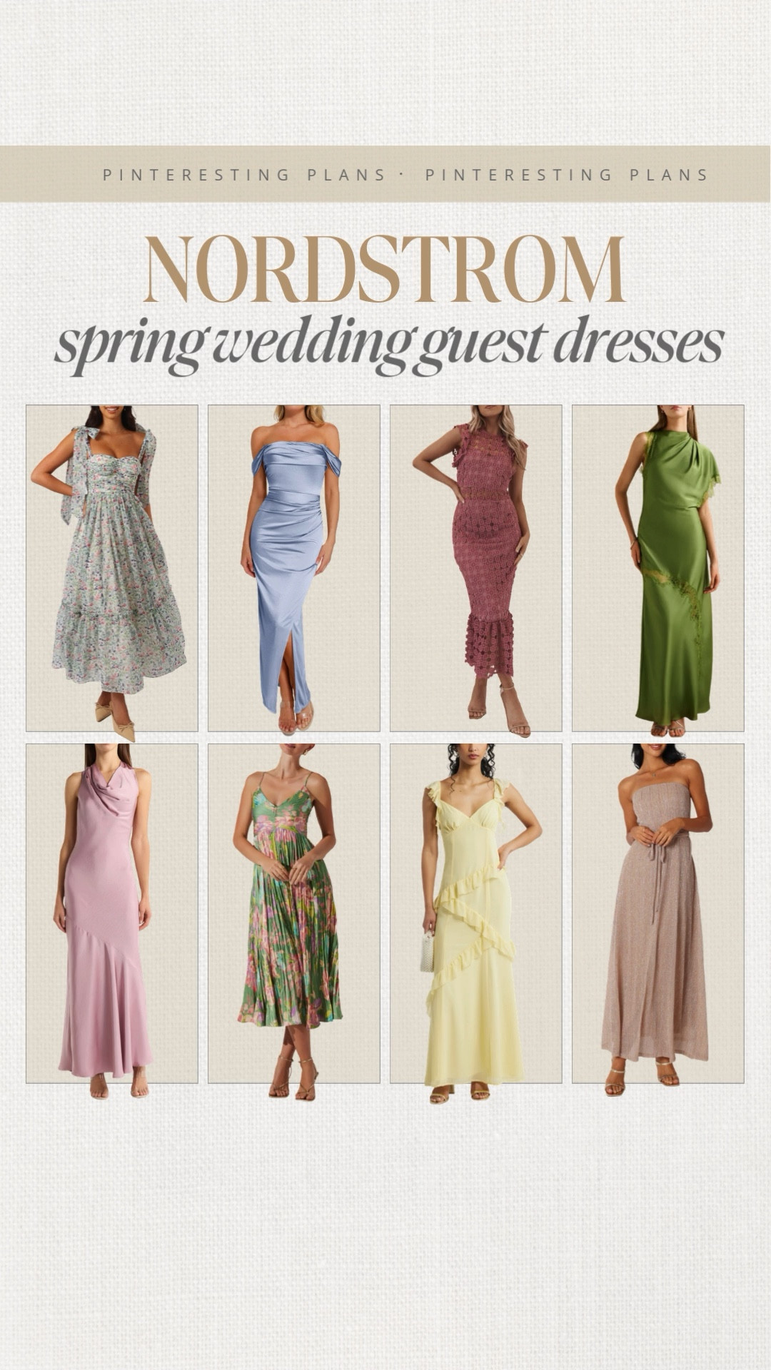 Nordstrom spring wedding guest dresses  🙌🏻🙌🏻

￼

Follow my LTK @pinterestingplans on the @shop.LTK app to view this post and get my exclusive app-only content!

#LTKSeasonal #LTKOver40 #LTKWedding