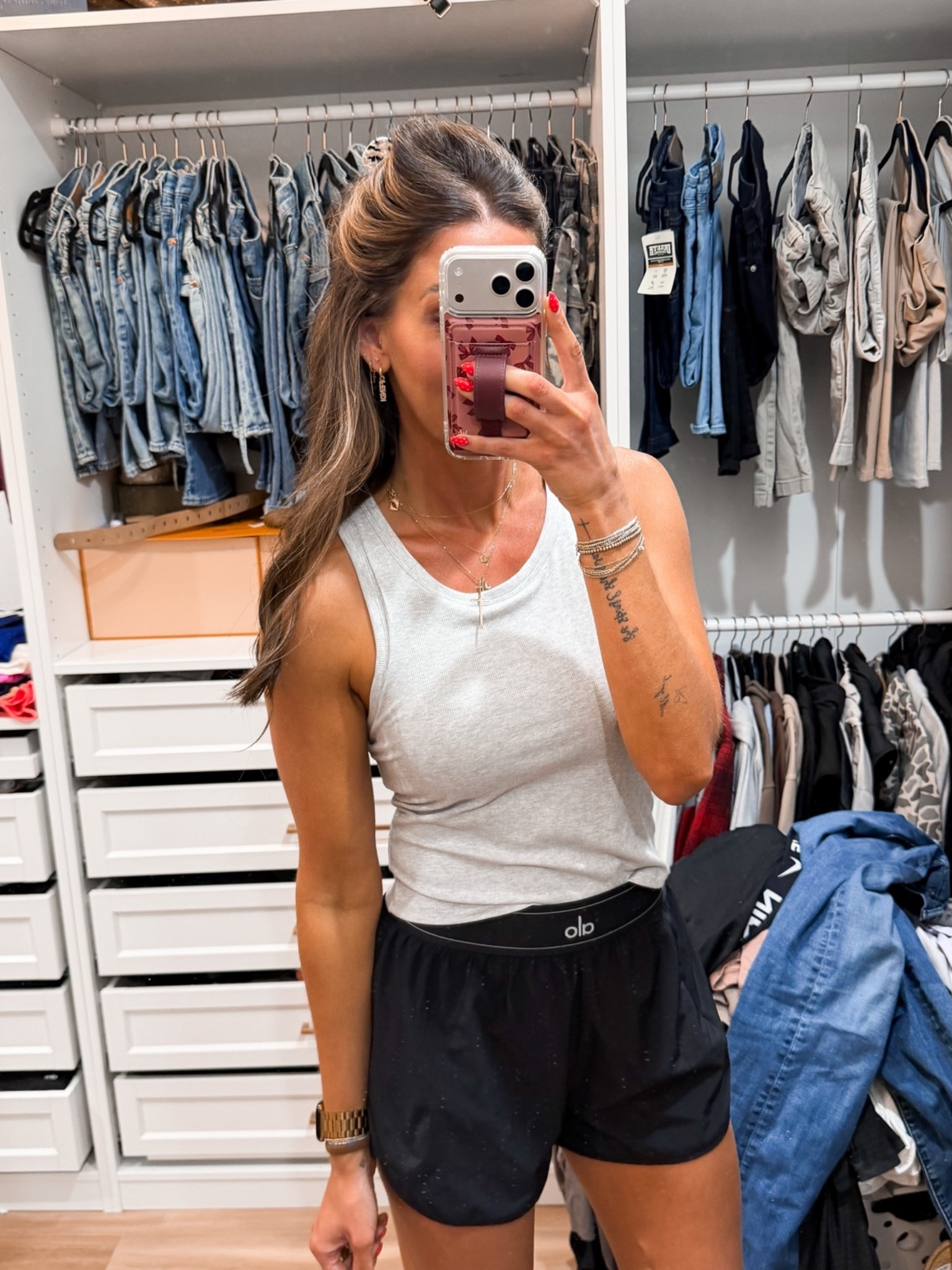 Tank with built in bra-small
Fave Alo Shorte-small

#LTKootd #LTKfitnessgoals #LTKActive