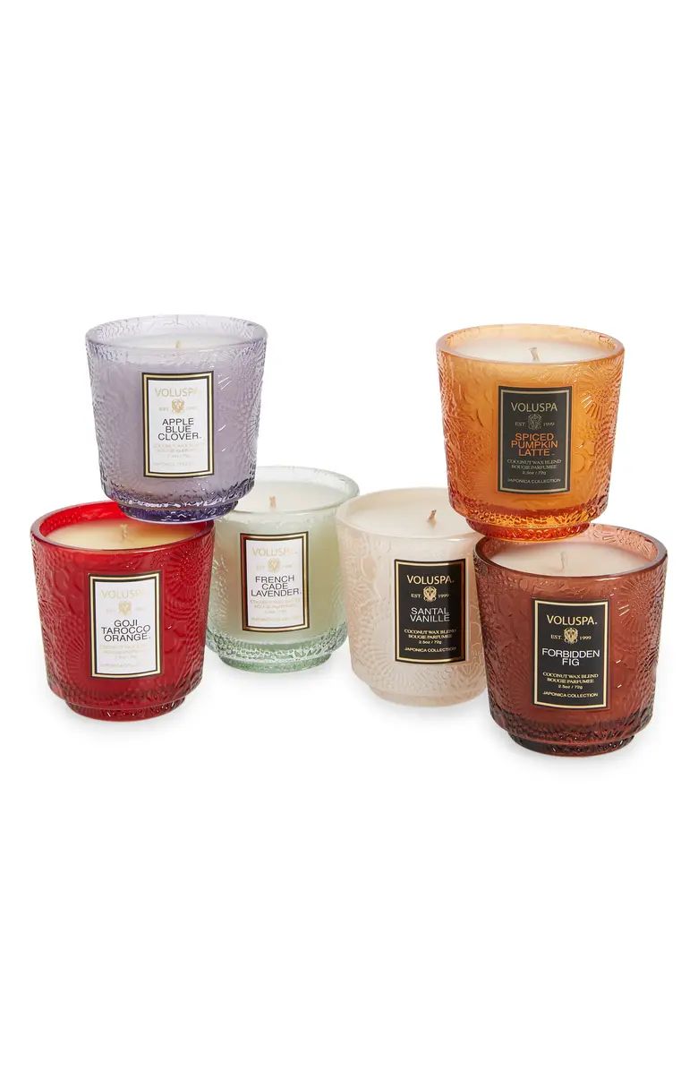 Japonica Mini Pedestal Candle Set | Nordstrom