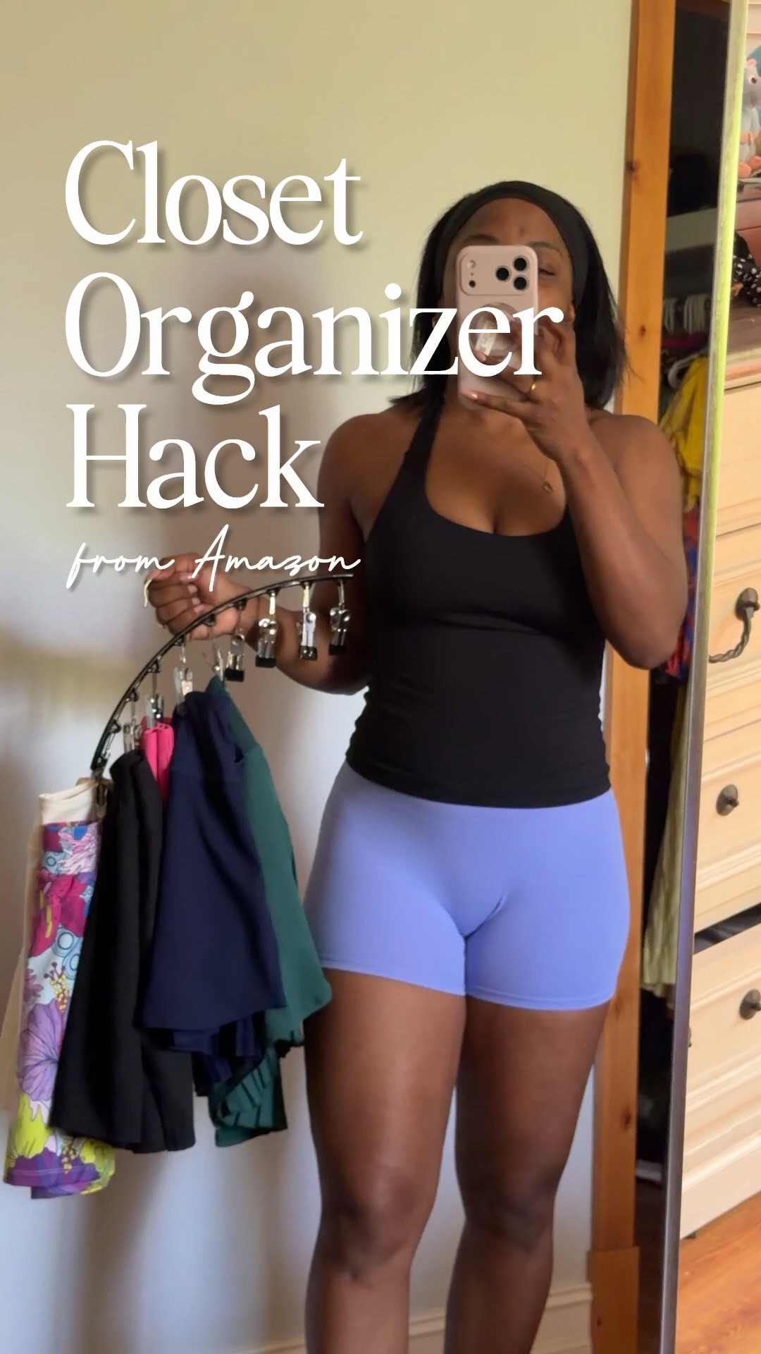 Amazon organization find that instantly gives you more closet space 🙌🏽 These space-saving hangers are such an easy way to organize leggings, workout clothes, shorts, and other everyday pieces without taking up a ton of room. If your activewear drawer is overflowing, this is such a simple closet organization hack! ✨

#AmazonFinds #AmazonHome #AmazonOrganization #ClosetOrganization #ClosetHacks #SpaceSaving #LeggingOrganizer #ActivewearOrganization #HomeOrganization #LTKFinds

#LTKHome #LTKvlog #LTKgrwm